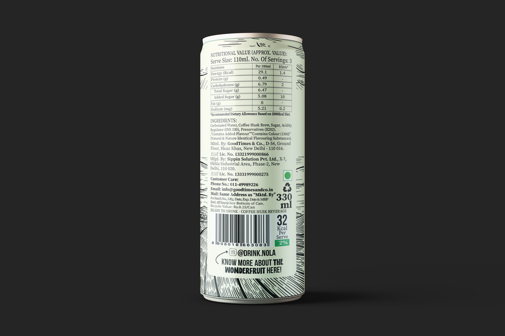 Nola Sparkling Cascara - Pack of 24